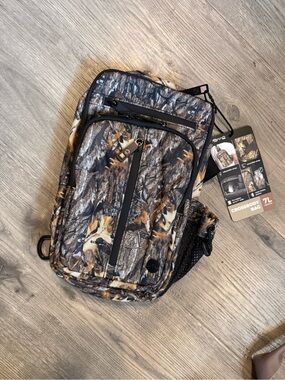 Camo Crossbody Bag - Brown/Black